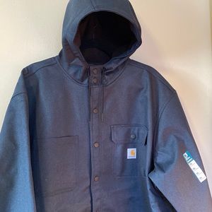 NWT Carhartt heavyweight hooded jacket 2XL